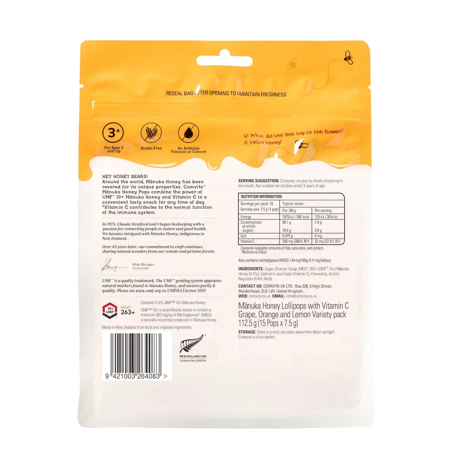 Manuka Honey Lollipops - 3 Pack