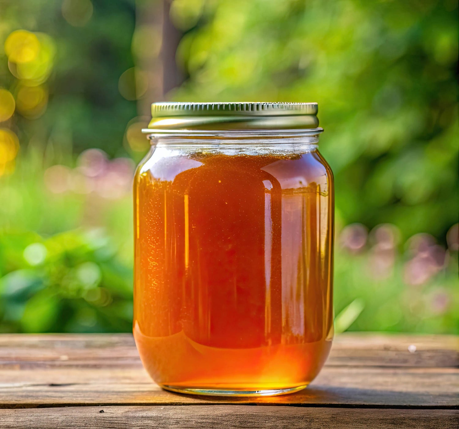 jar of raw honey