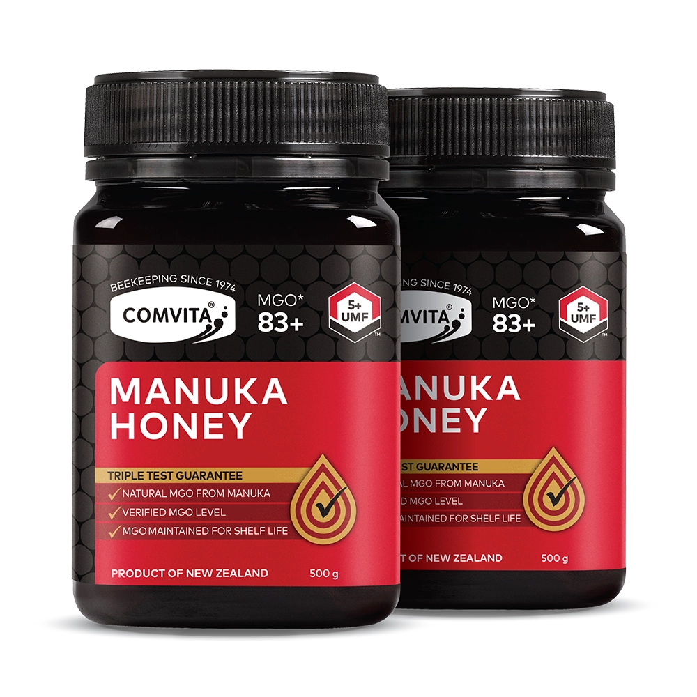 UMF 5+ (MGO 83) Mānuka Honey 500g - 2 Pack