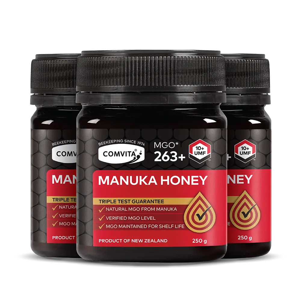 UMF™ 10+ (MGO 263) Mānuka Honey 250g - 3 Pack
