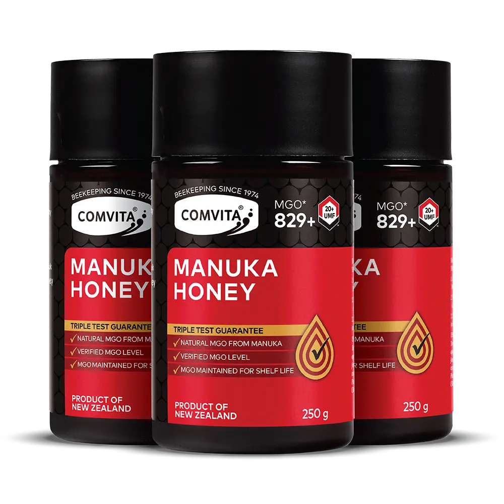 UMF™ 20+ (MGO 829) Mānuka Honey 250g - 3 Pack