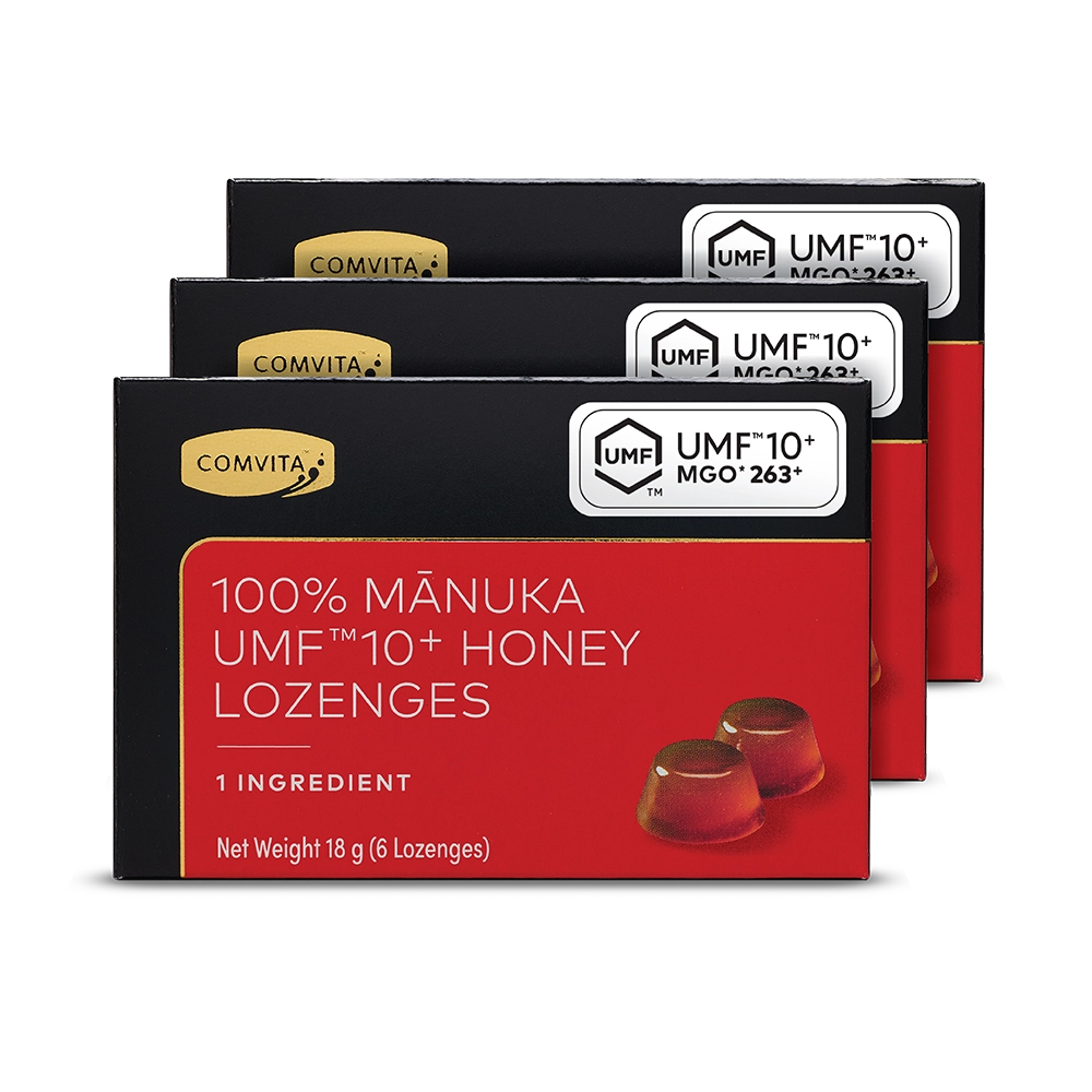100% Mānuka UMF 10+ (MGO 263) Honey Lozenges - 3 Pack
