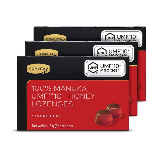 100% Mānuka UMF 10+ (MGO 263) Honey Lozenges - 3 Pack