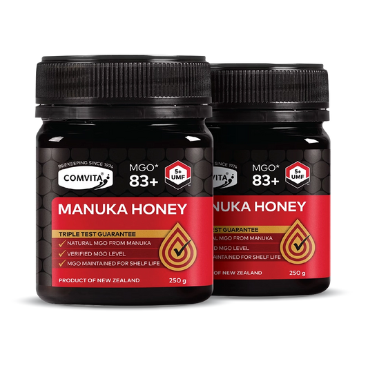 UMF 5+ (MGO 83) Mānuka Honey 250g - 2 Pack