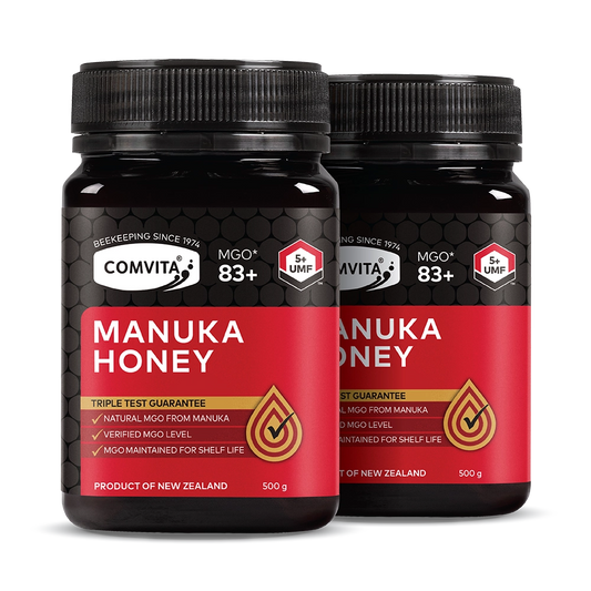 UMF 5+ (MGO 83) Mānuka Honey 500g - 2 Pack
