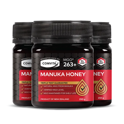 UMF™ 10+ (MGO 263) Mānuka Honey 250g - 3 Pack