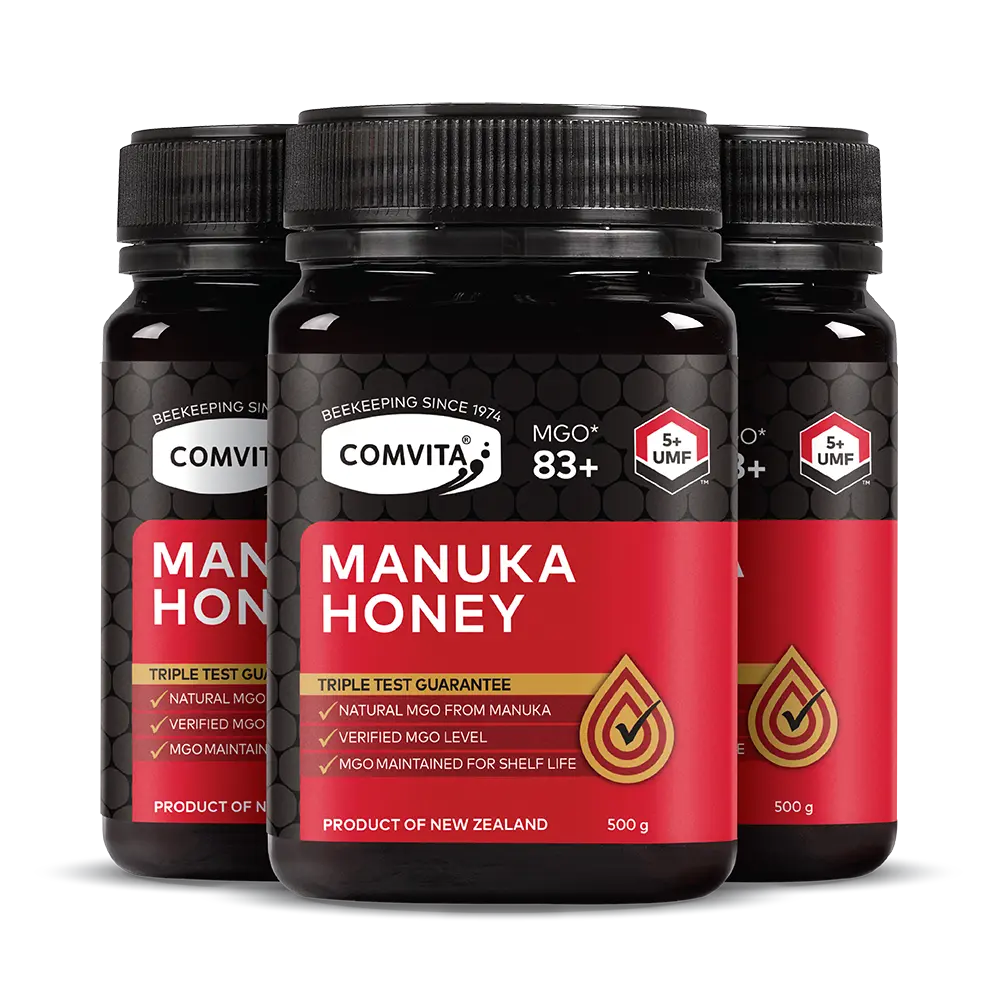 UMF™ 5+ (MGO 83) Mānuka Honey 500g - 3 Pack